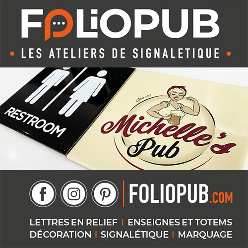 Foliopub.com, vos ateliers signalétique